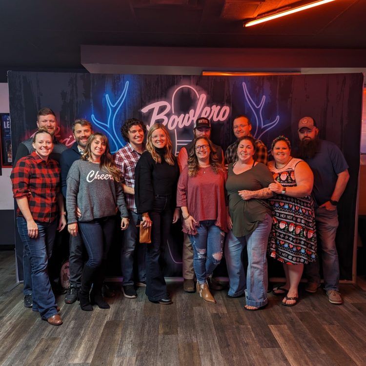 team picture at RPS holiday party 2023